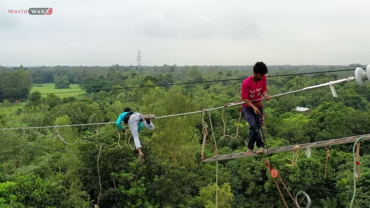 Most Dangerous Jobs in the world | Power Cables | Bangladesh | Risky Business | WorldWebX