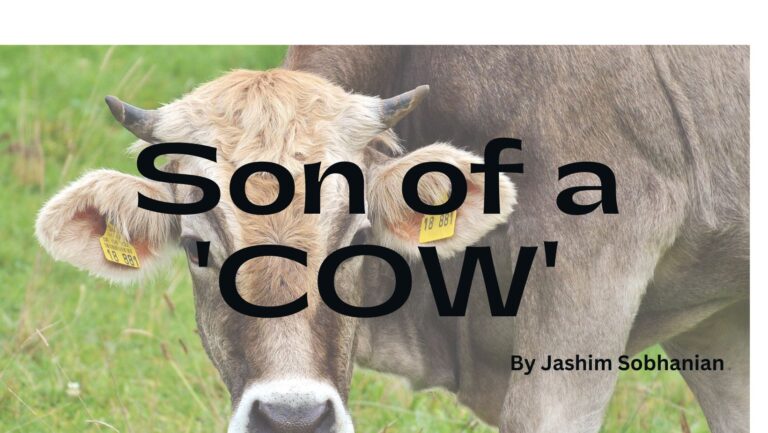I am a Son of a Cow: A Proud Statement
